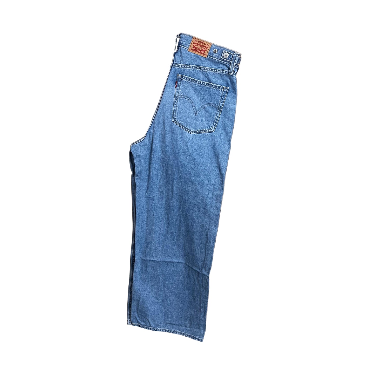 Levi's Women's High Rise Cinch Baggy Invested Jeans - Indigo