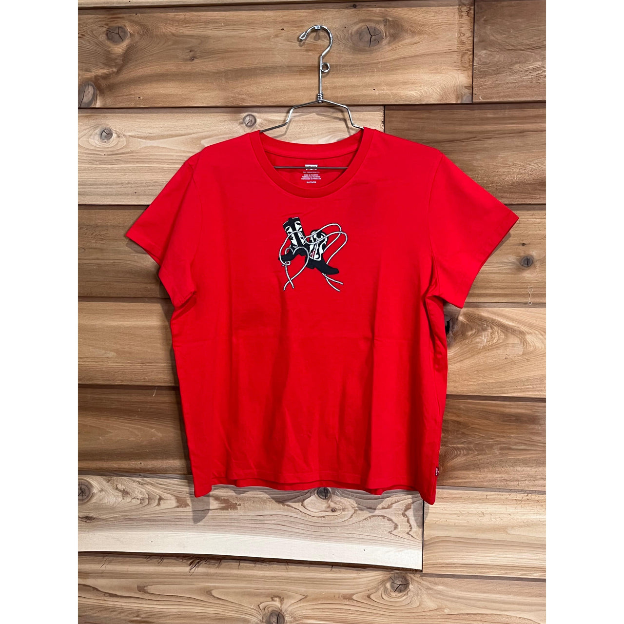Levi Strauss Unisex Short Sleeve The Perfect Tee Shirt- Archival Bandana