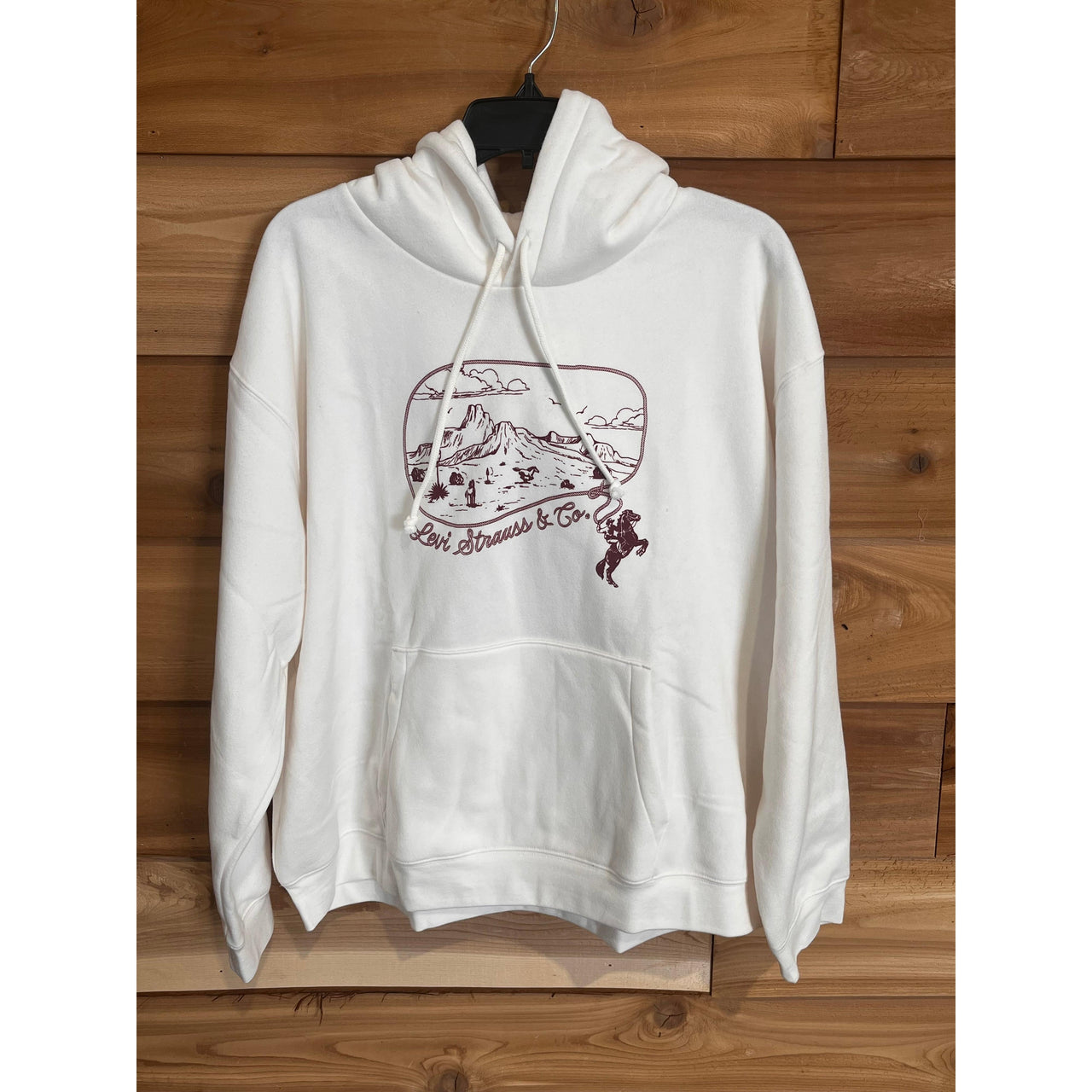 Levi Strauss Unisex Long Sleeve Graphic Every Day Hoodie - Western Archival