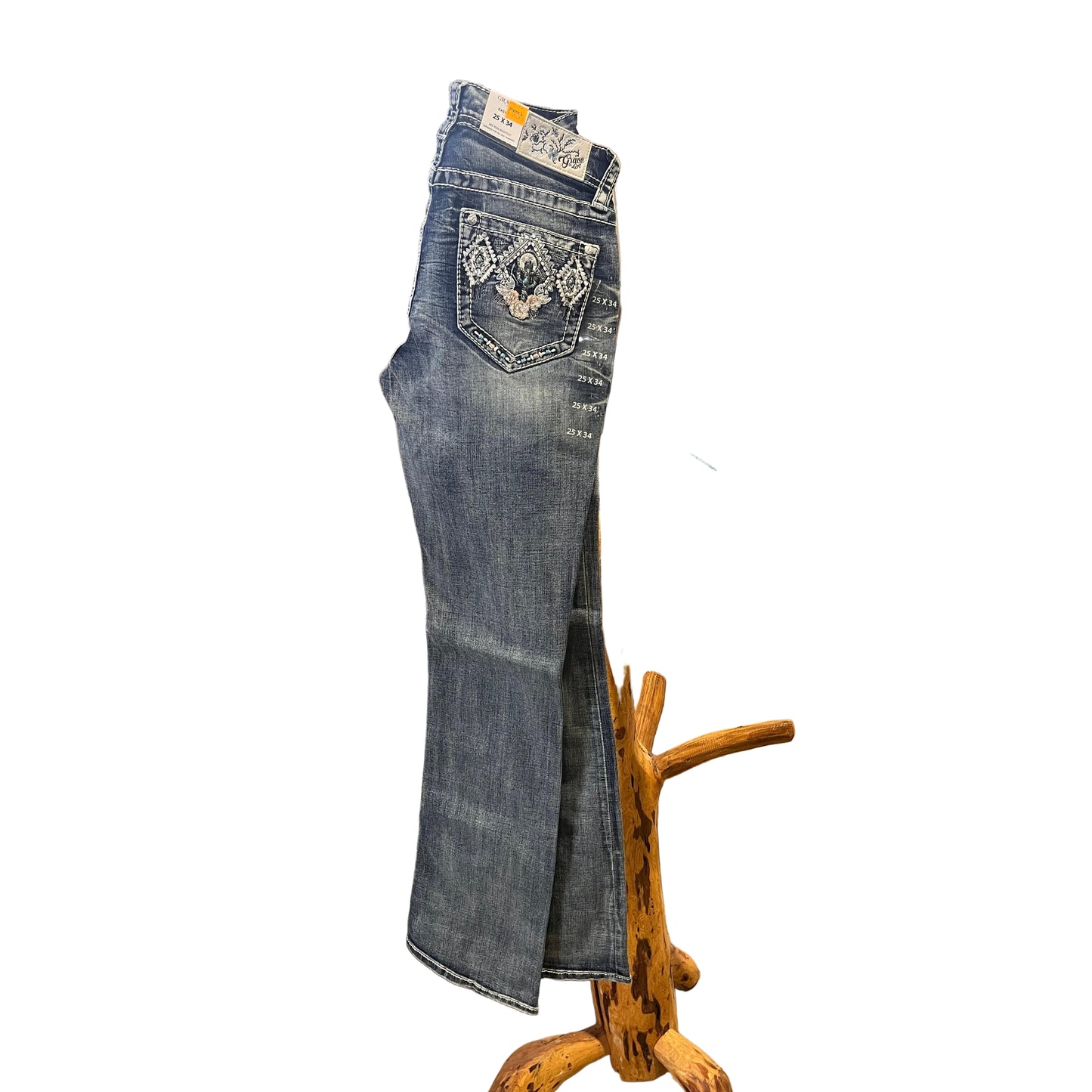 Grace in LA  Women's Aztec Cactus Jeans