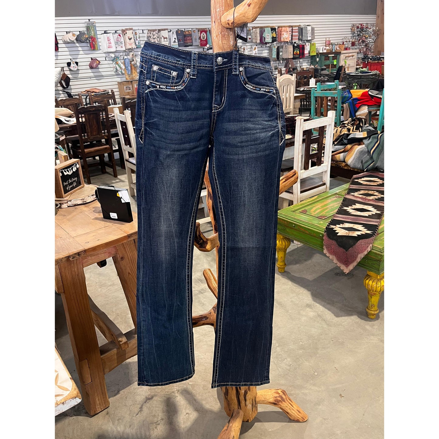 Grace in LA  Women's Jeans - Aztec Yoke