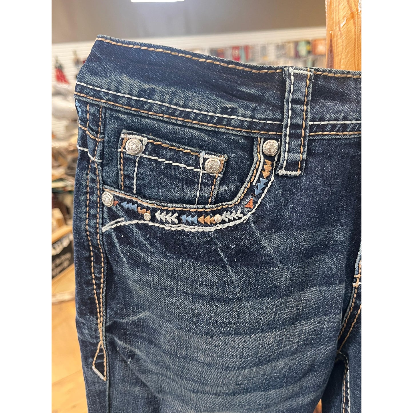 Grace in LA  Women's Jeans - Aztec Yoke