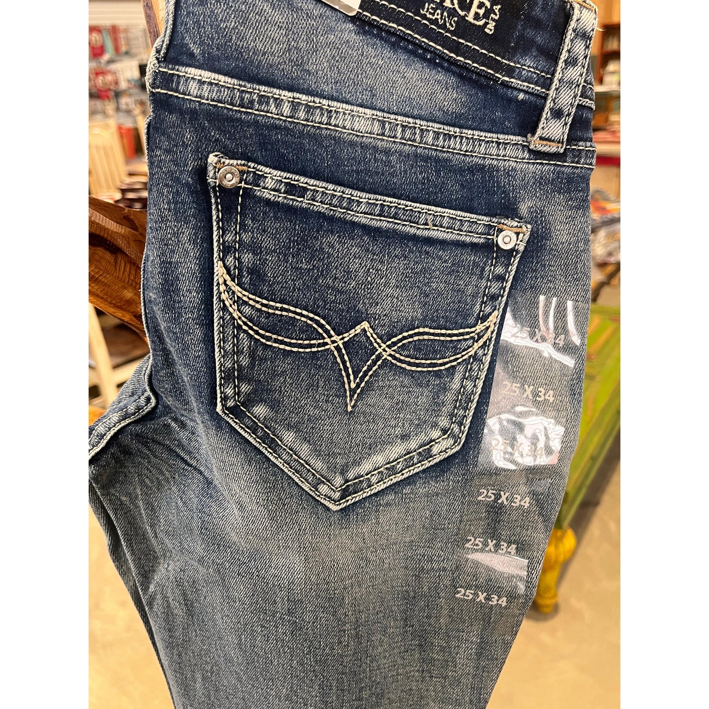 Grace in LA  Women's Simple Stitch Jeans