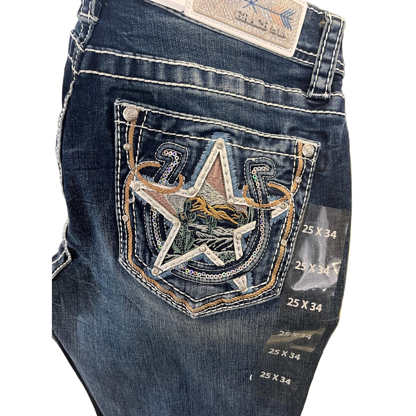 Grace in LA Women's Star Modify Jeans