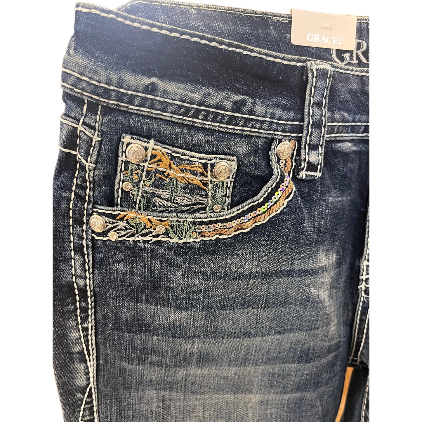 Grace in LA Women's Star Modify Jeans