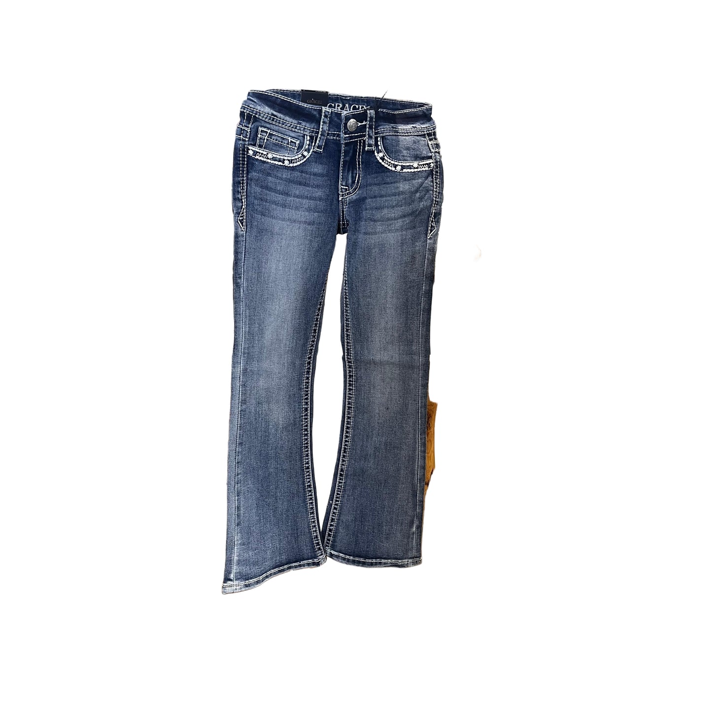 Grace in LA Girl's Paisley Emblem Jeans