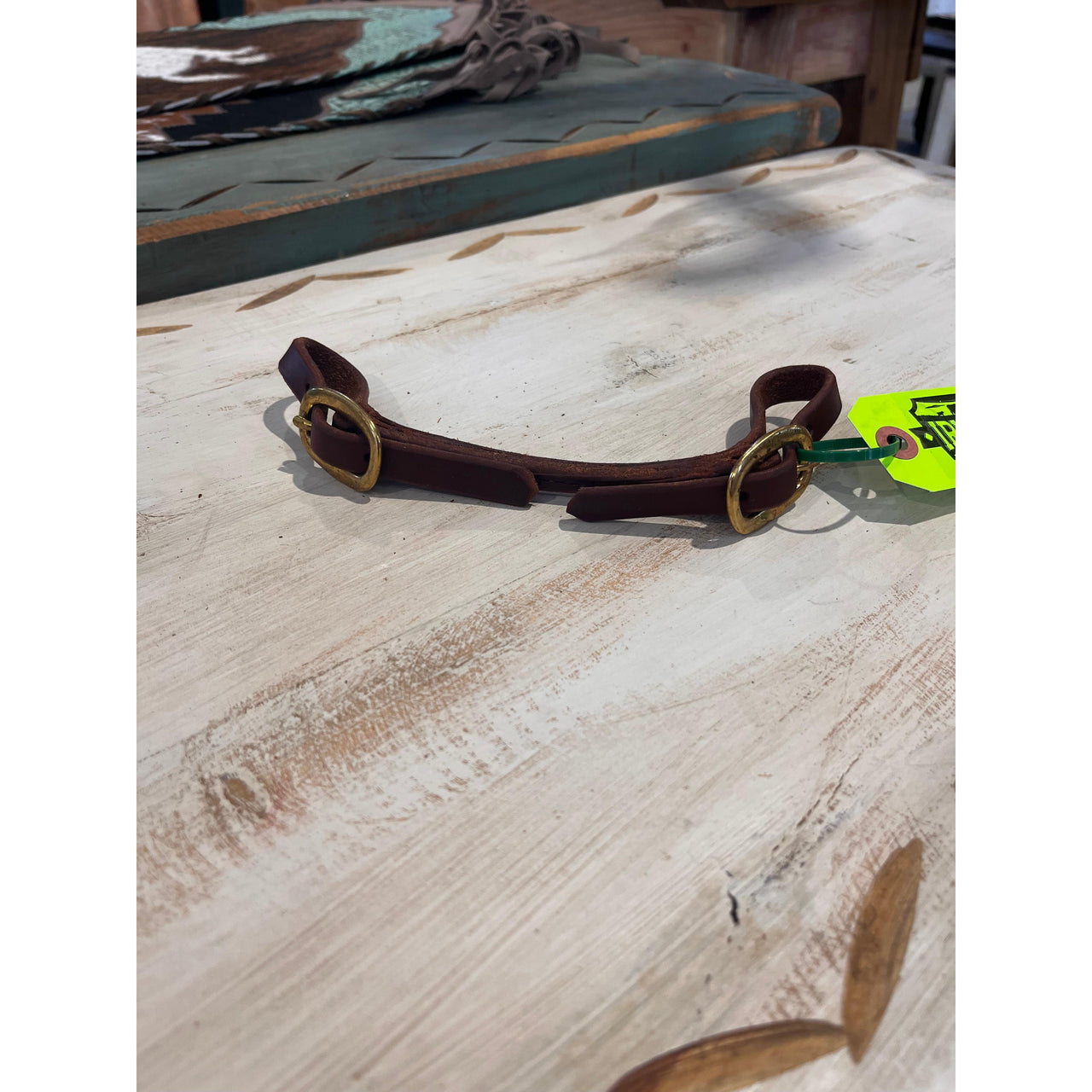 Irvine Harness Leather Curb Strap