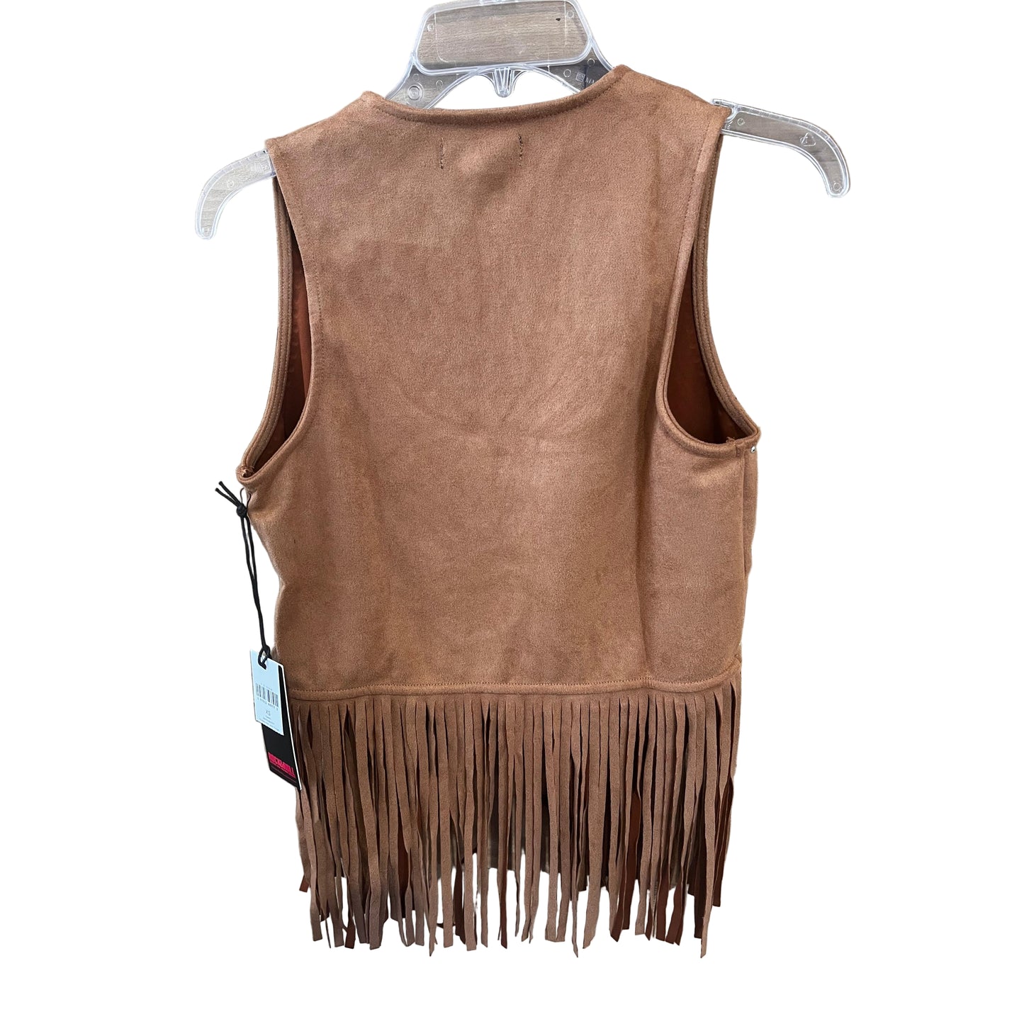 Rock & Roll Women's Cowgirl Studded Vest - Camel