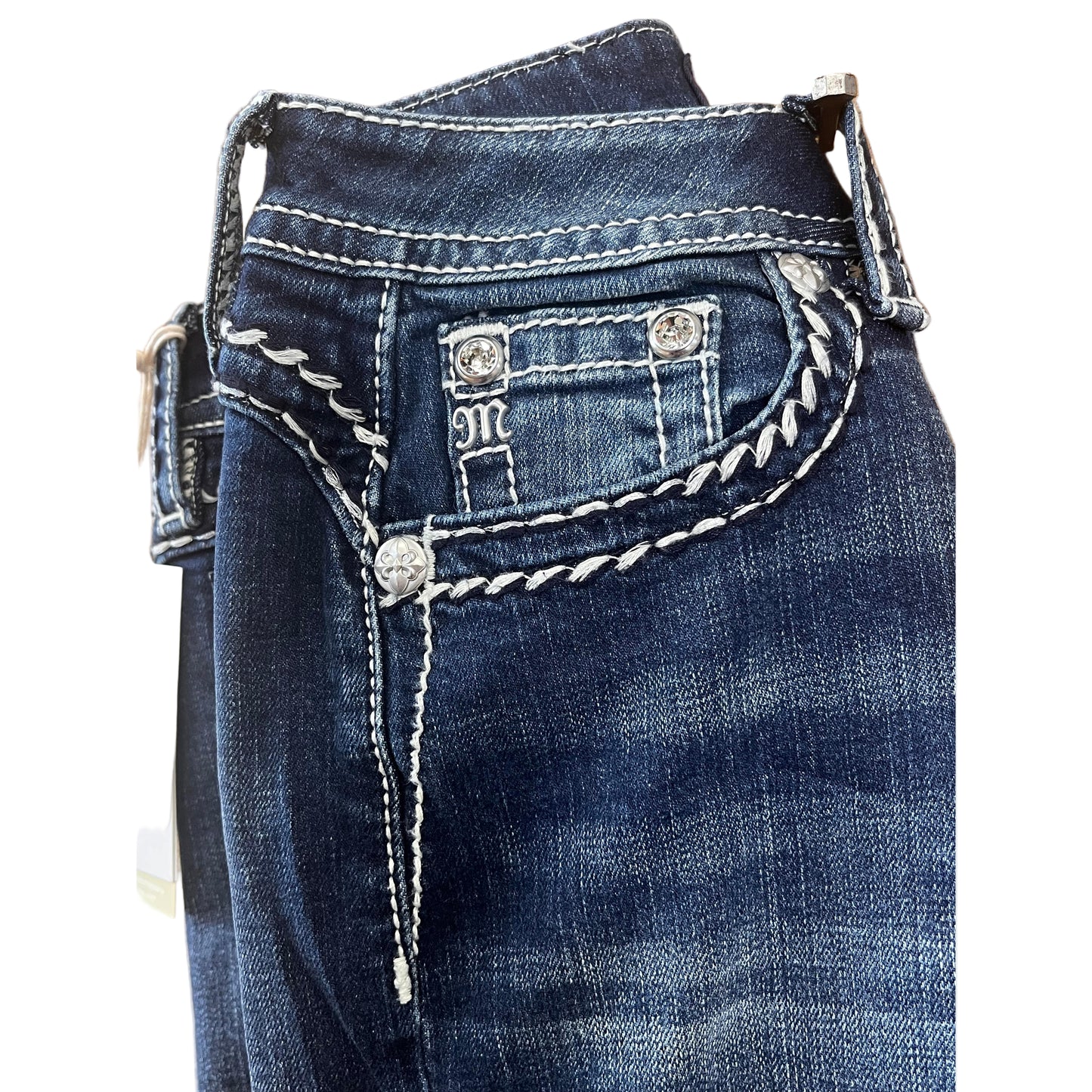 Miss Me Women's Mid Rise Wide