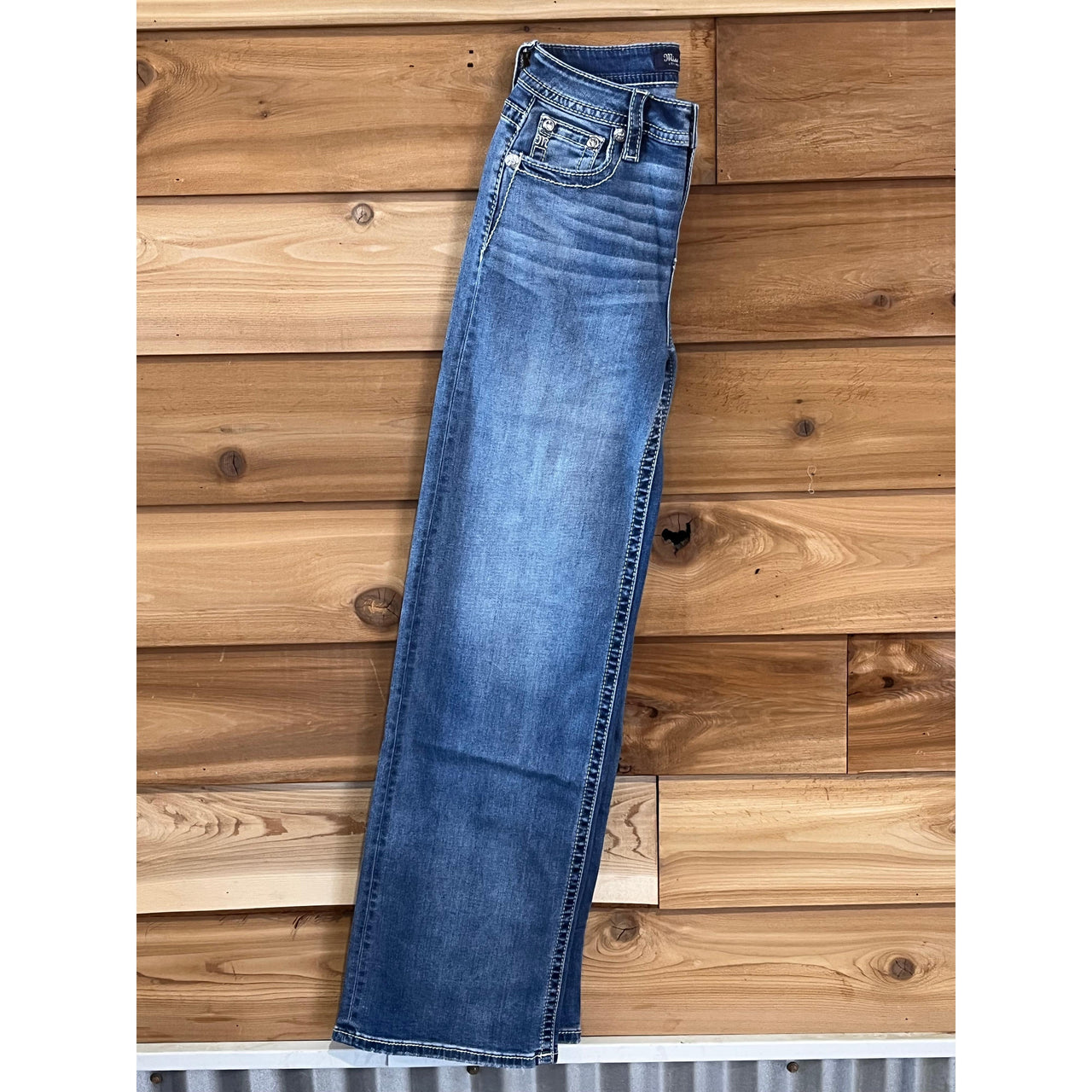 Miss Me Women's Gone Rogue Wide Leg Jeans - Medium Wash