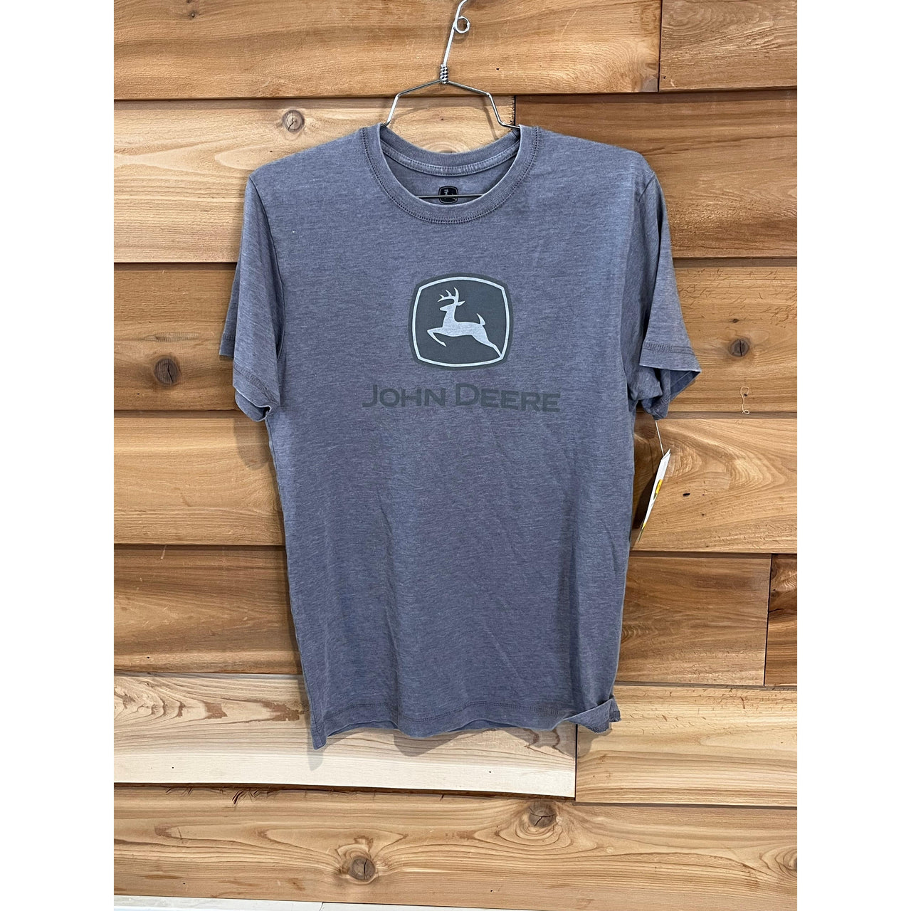 John Deere Tee Shirt- Grey Char