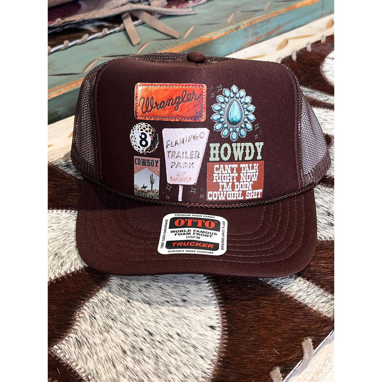TrendyKeys Cowgirl Shit - Brown