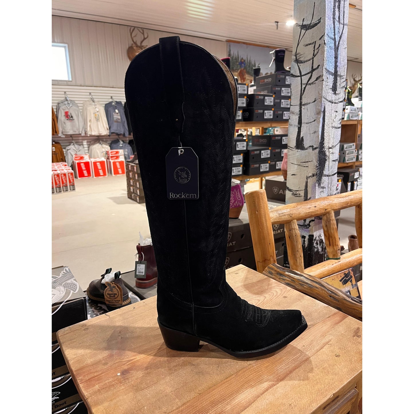 Rock'em Ladies Gamuza Negro