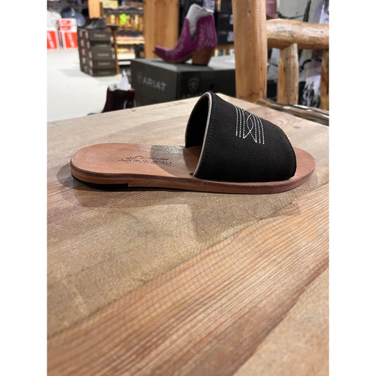 Agave Sky Nadia Suede Sandal- Chocolate/Cream