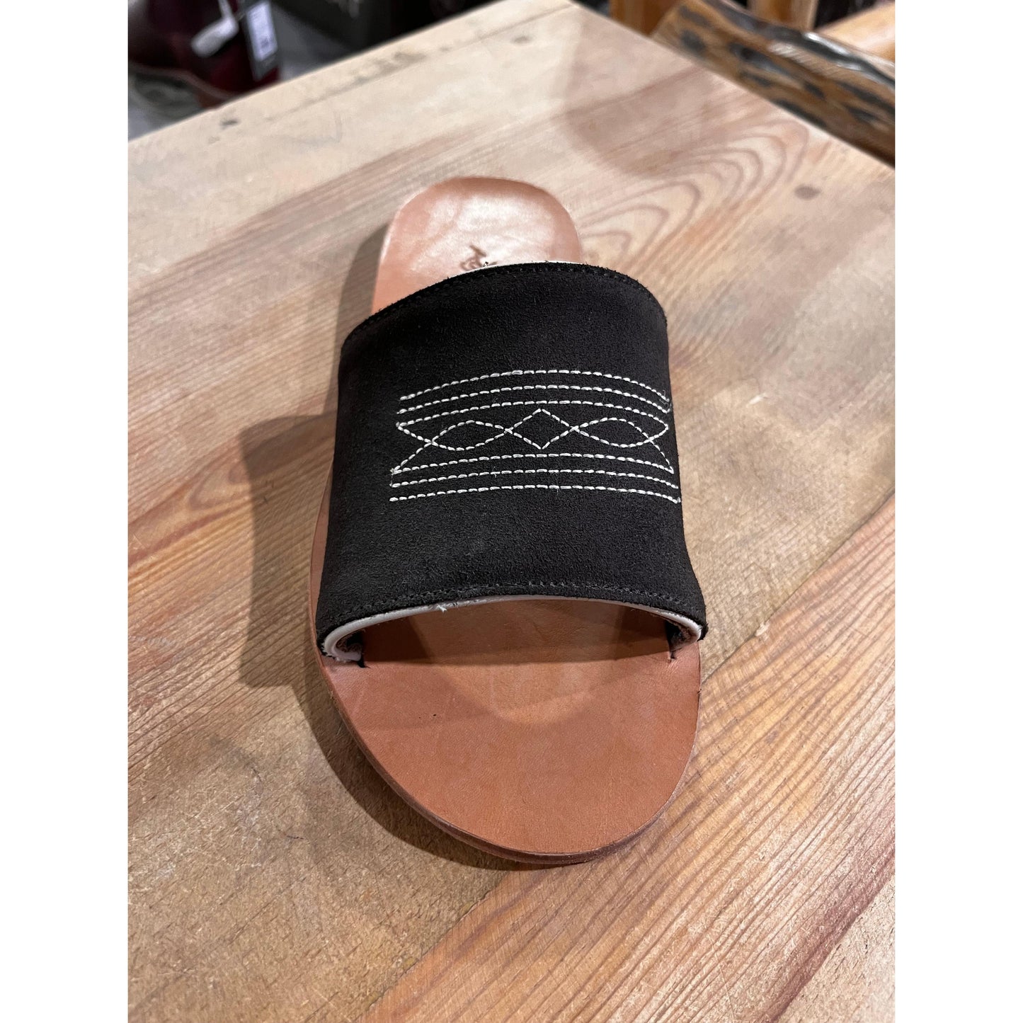 Agave Sky Nadia Suede Sandal- Chocolate/Cream