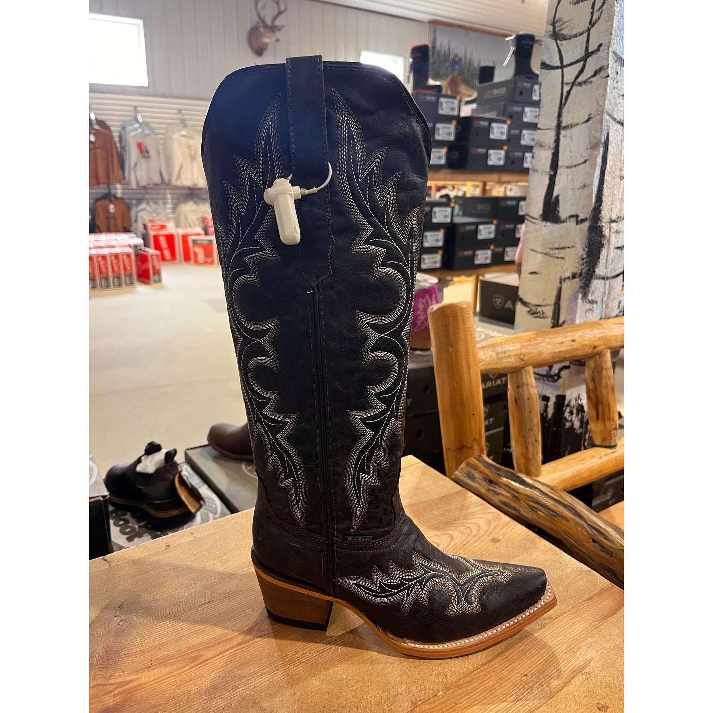 Rock'em Ladies Renata Tall Snip Toe Boot - Brown