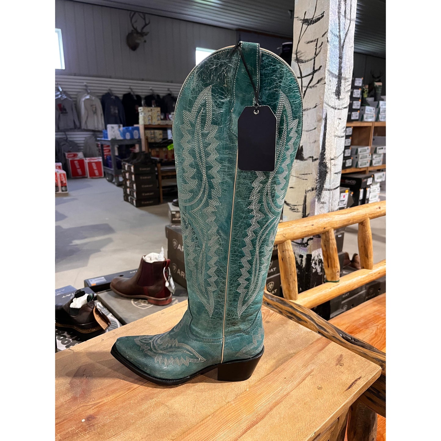 Rock'em Ladies Valencia Turquoise Boots