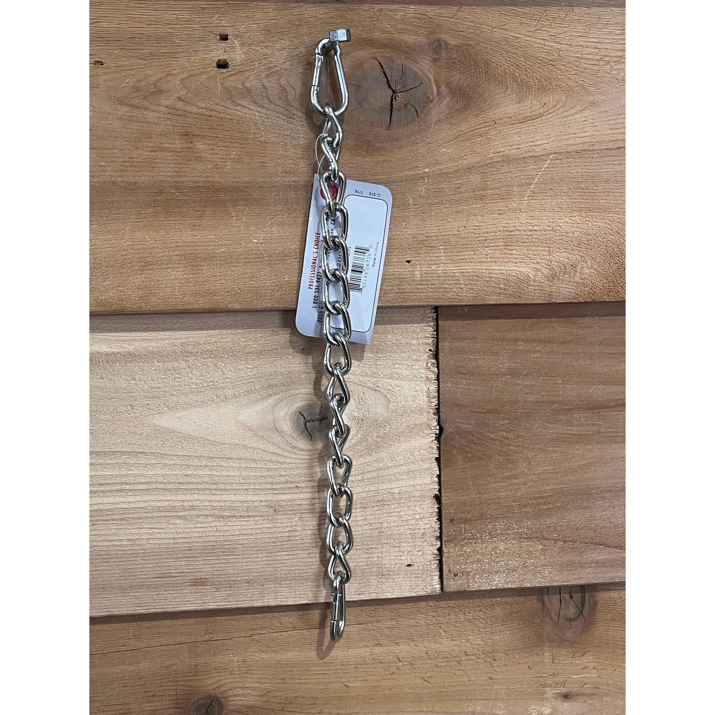 Professional Choice Curb Chain w/Clip