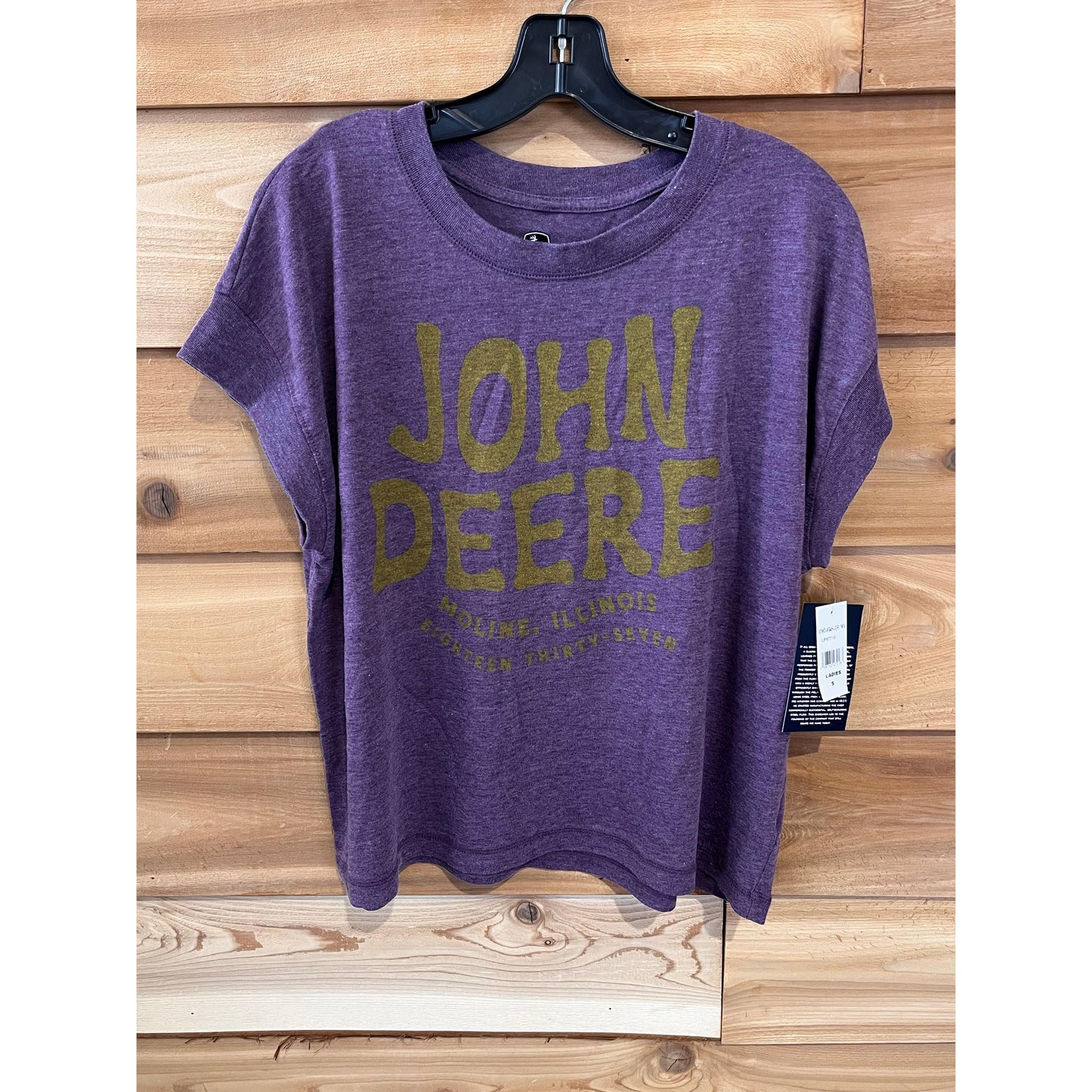 John Deere Women's Tee Shirt - Purple