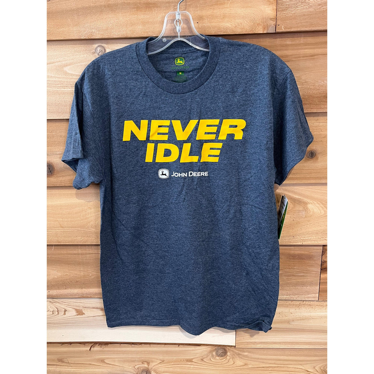 John Deere Tee Shirt - Heather Black
