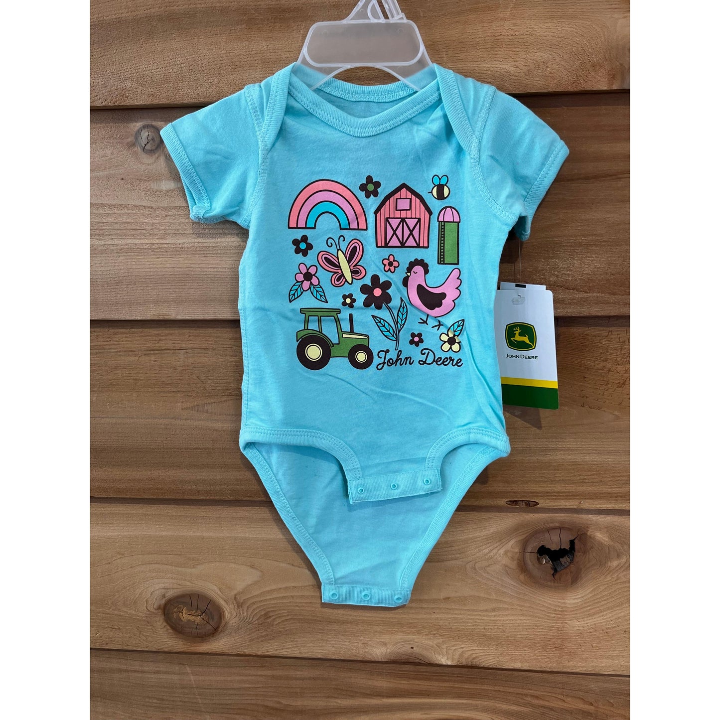 John Deere Toddler Farm Icons Tee Shirt - Blue