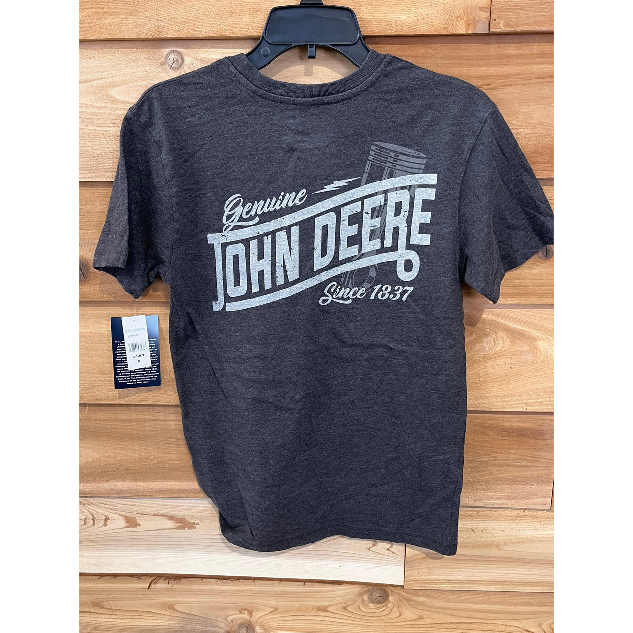 John Deere Tee Shirt - Black Heather
