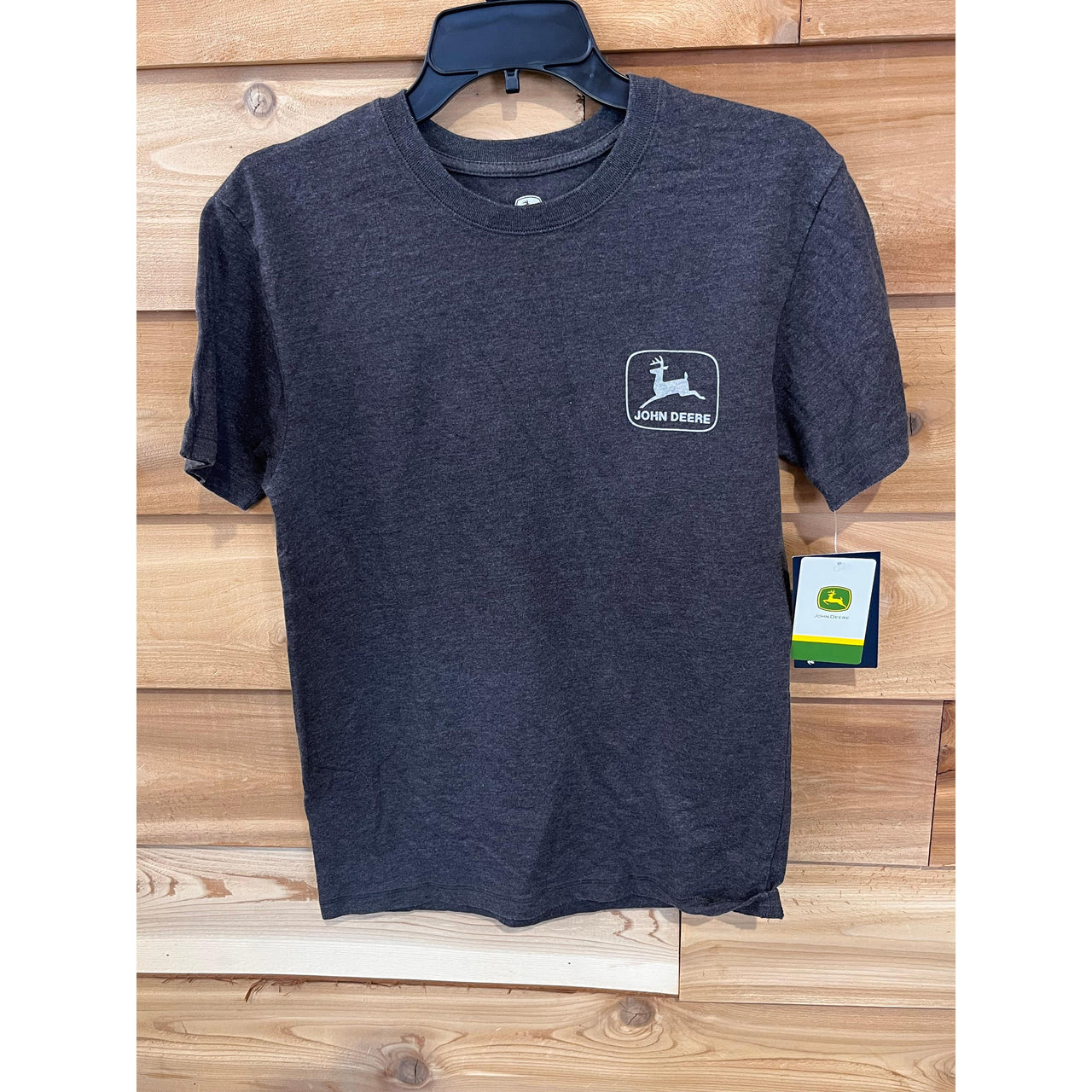 John Deere Tee Shirt - Black Heather