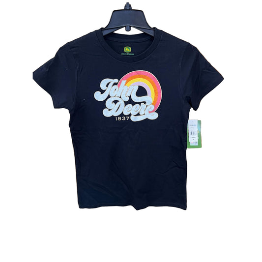 John Deere Rainbow Tee Shirt - Black