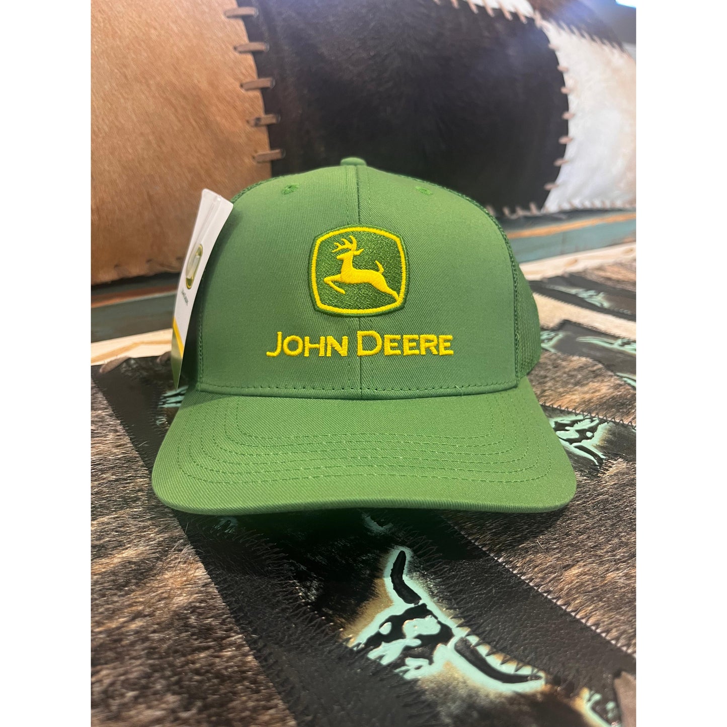 John Deere Curl Cap - JD Green