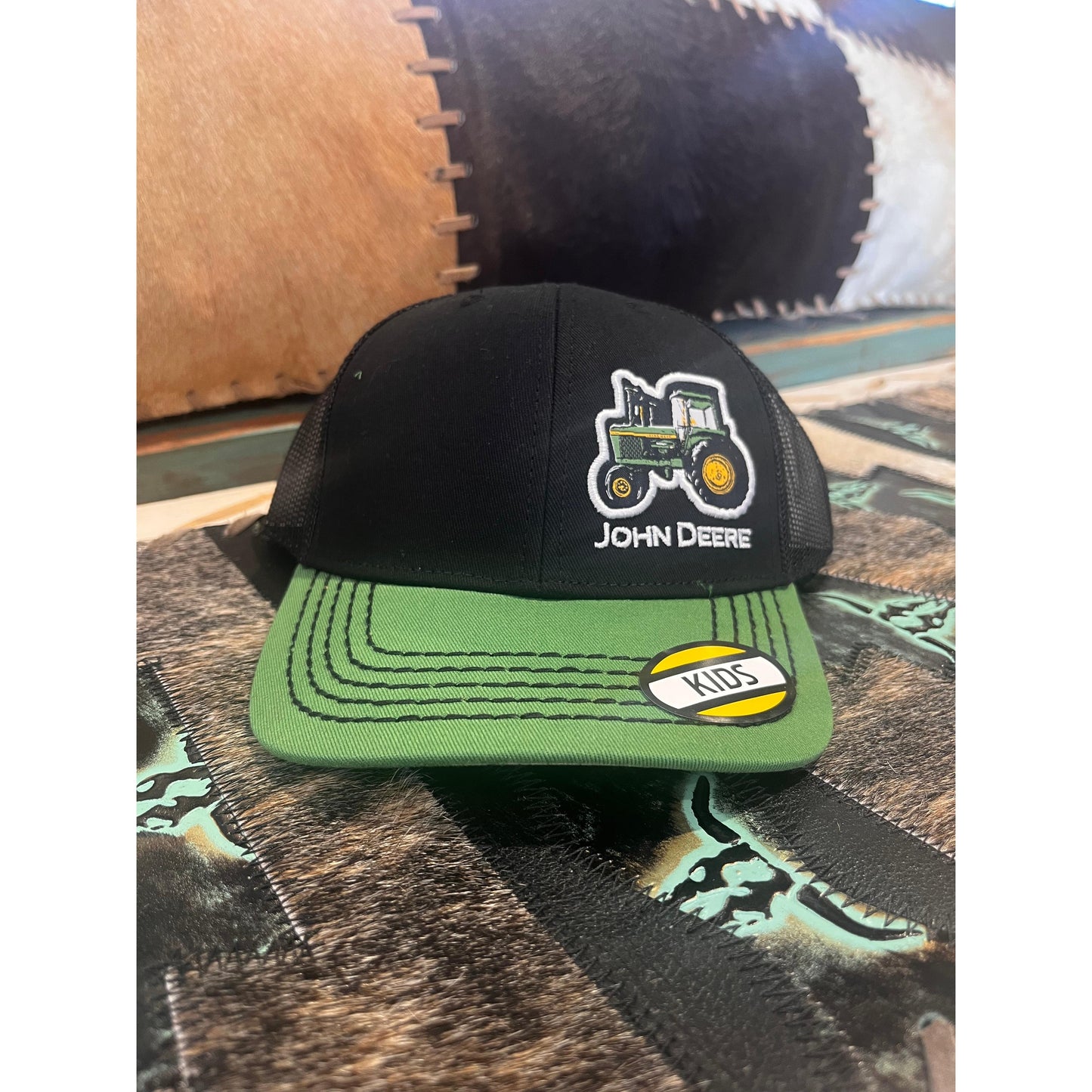 John Deere Kid's Tractor Cap - Green