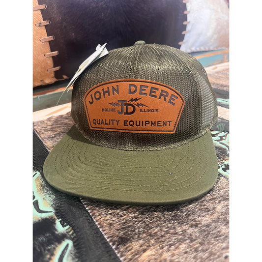 John Deere Embroidered Cap - Olive