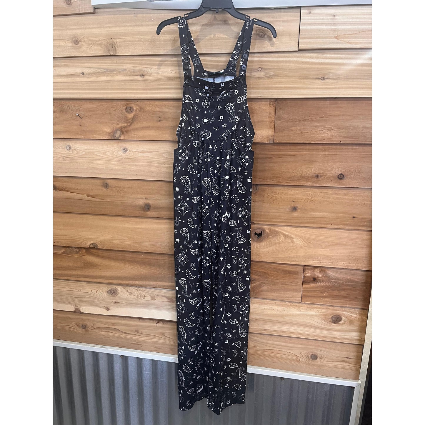 Sterling Kreek Bandana Babe Jumpsuit- Black