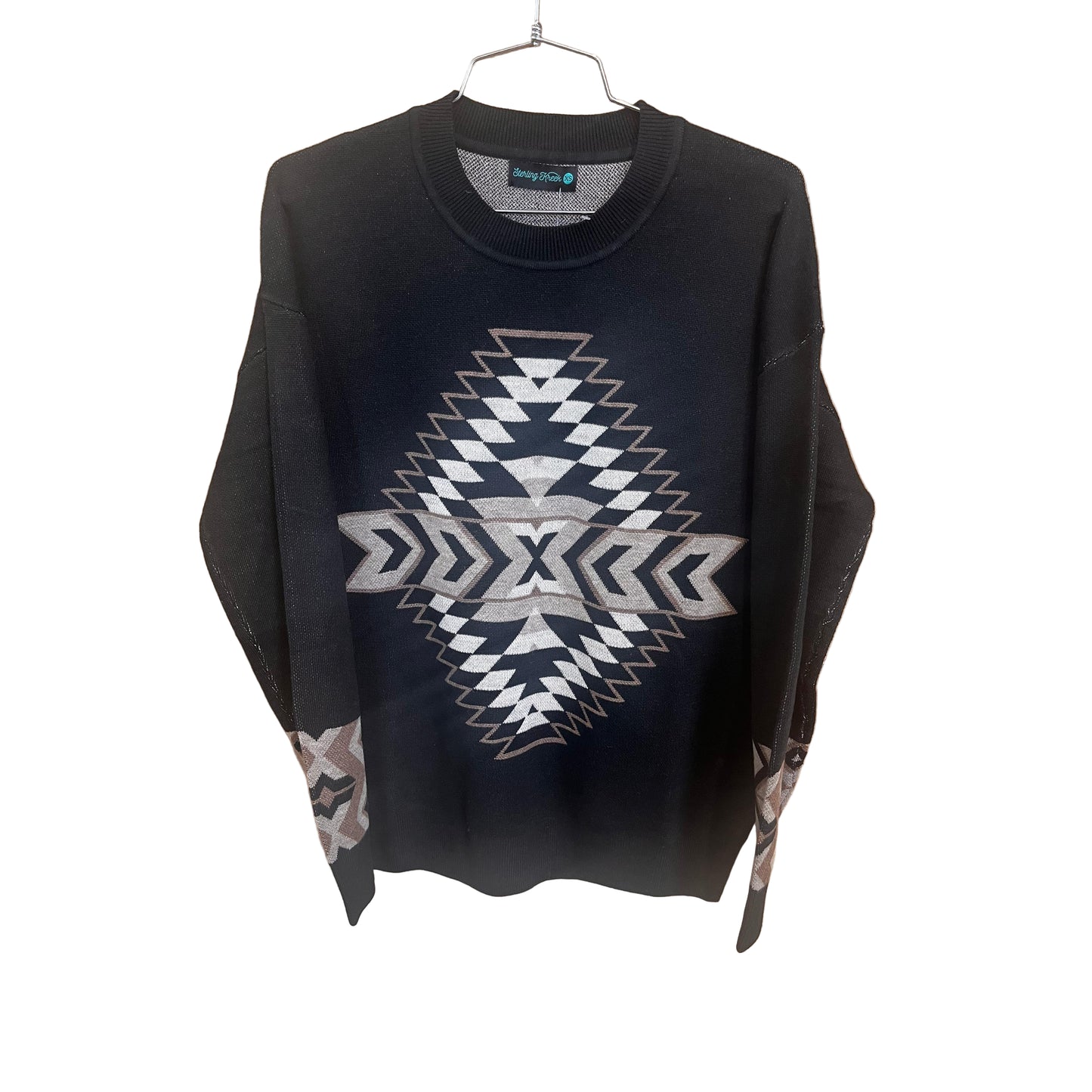 Sterling Kreek Night Aztec Sweater - Black