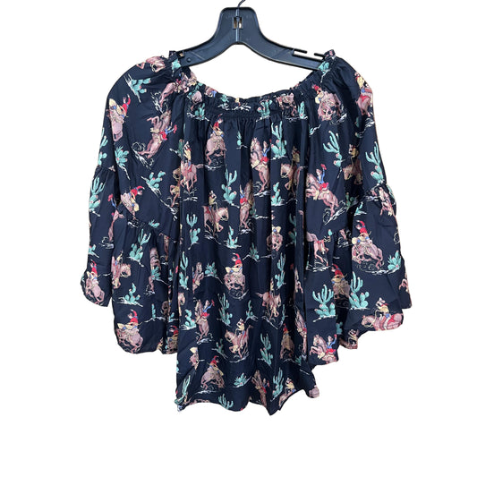 Fashion Express Women's Cactus Rodeo Shirt - Black