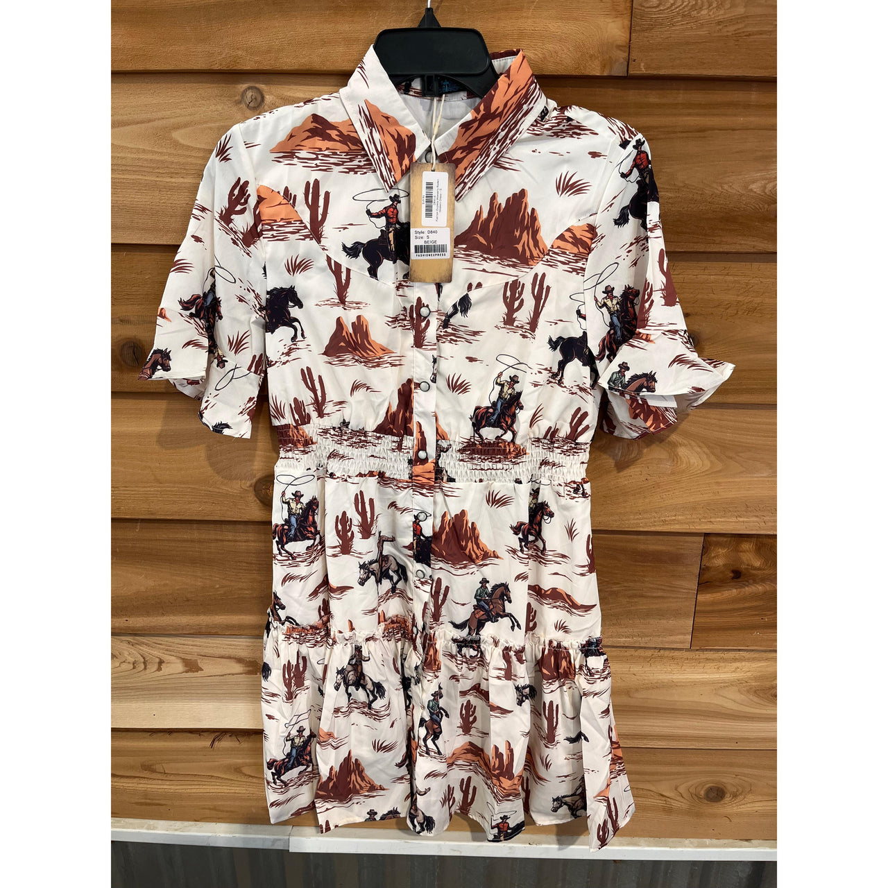 Fashion Express Women's Rodeo Western Dress