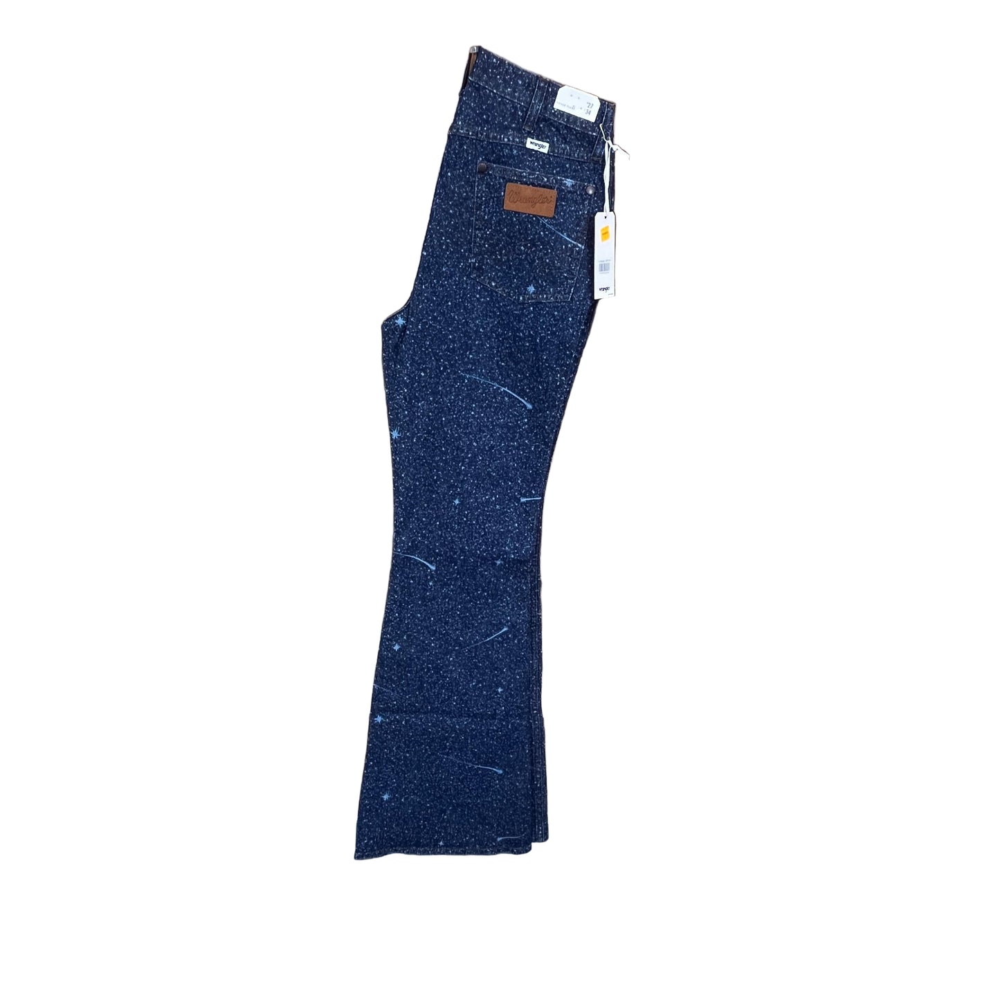 Wrangler Women's Fierce High Rise  Flare Jean- Galaxy