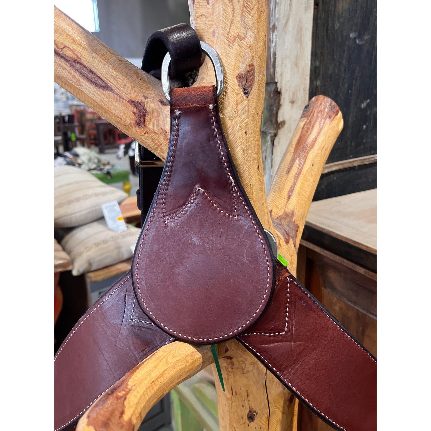 Irvine Breast Collar 2 3/4" Rough Out Dark Oil