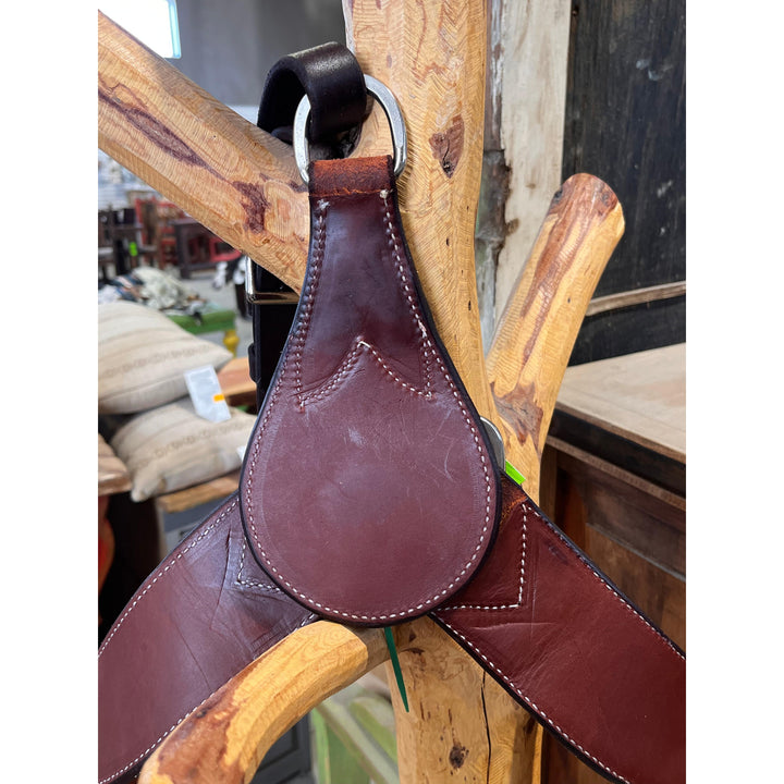 Irvine Breast Collar 2 3/4" Rough Out Dark Oil