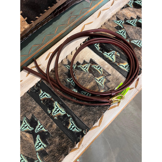 Irvine Harness 5/8" X 8' Split Reins w/ Snap Ends -Assorted Colours