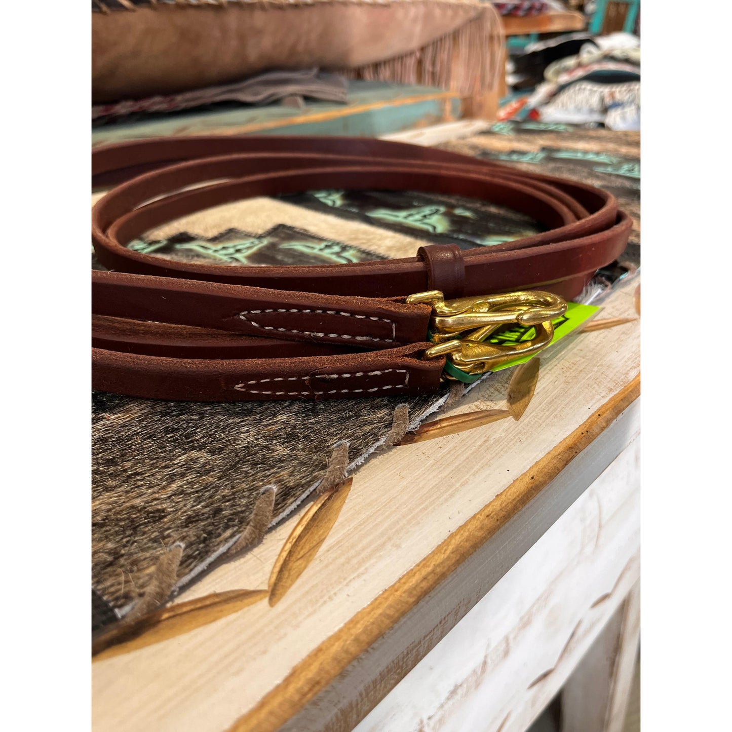 Irvine Harness 5/8" X 8' Split Reins w/ Snap Ends -Assorted Colours