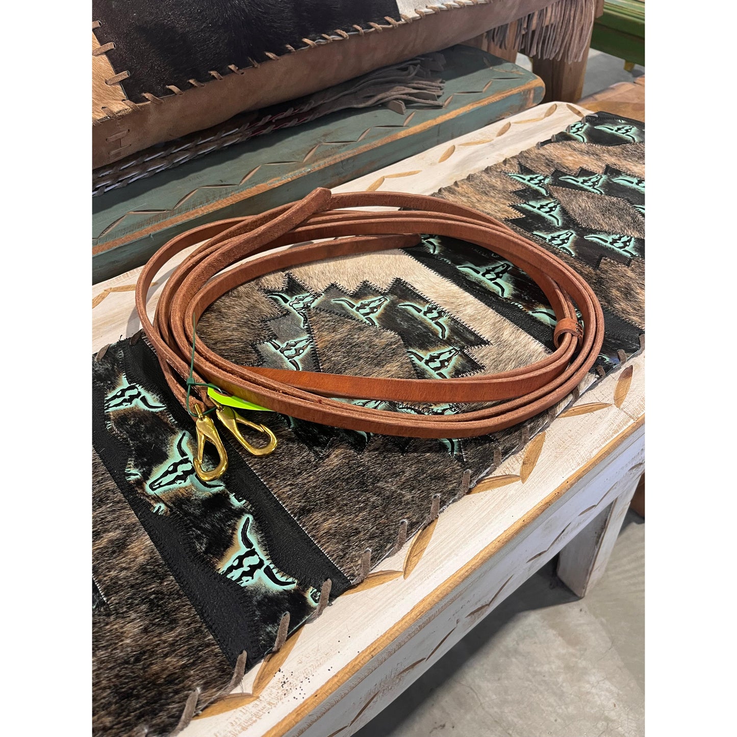 Irvine Harness 5/8" X 8' Split Reins w/ Snap Ends -Assorted Colours