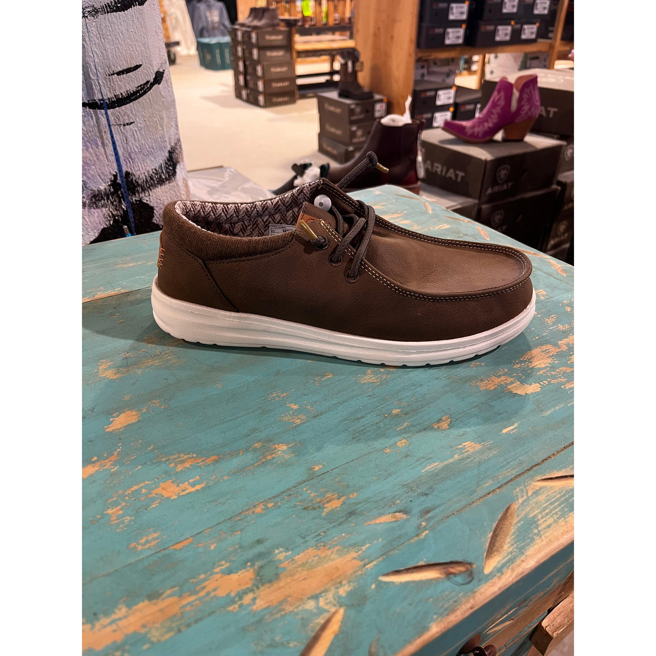 Hey Dude Men's Paul Classic Shoes - Brown