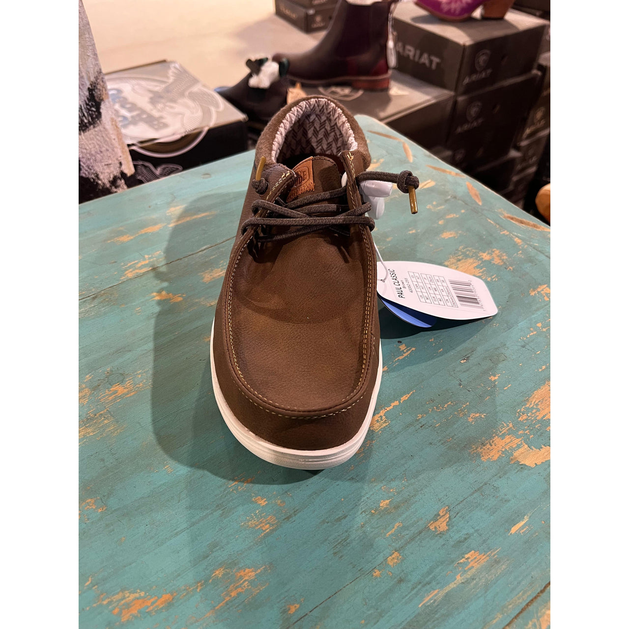 Hey Dude Men's Paul Classic Shoes - Brown