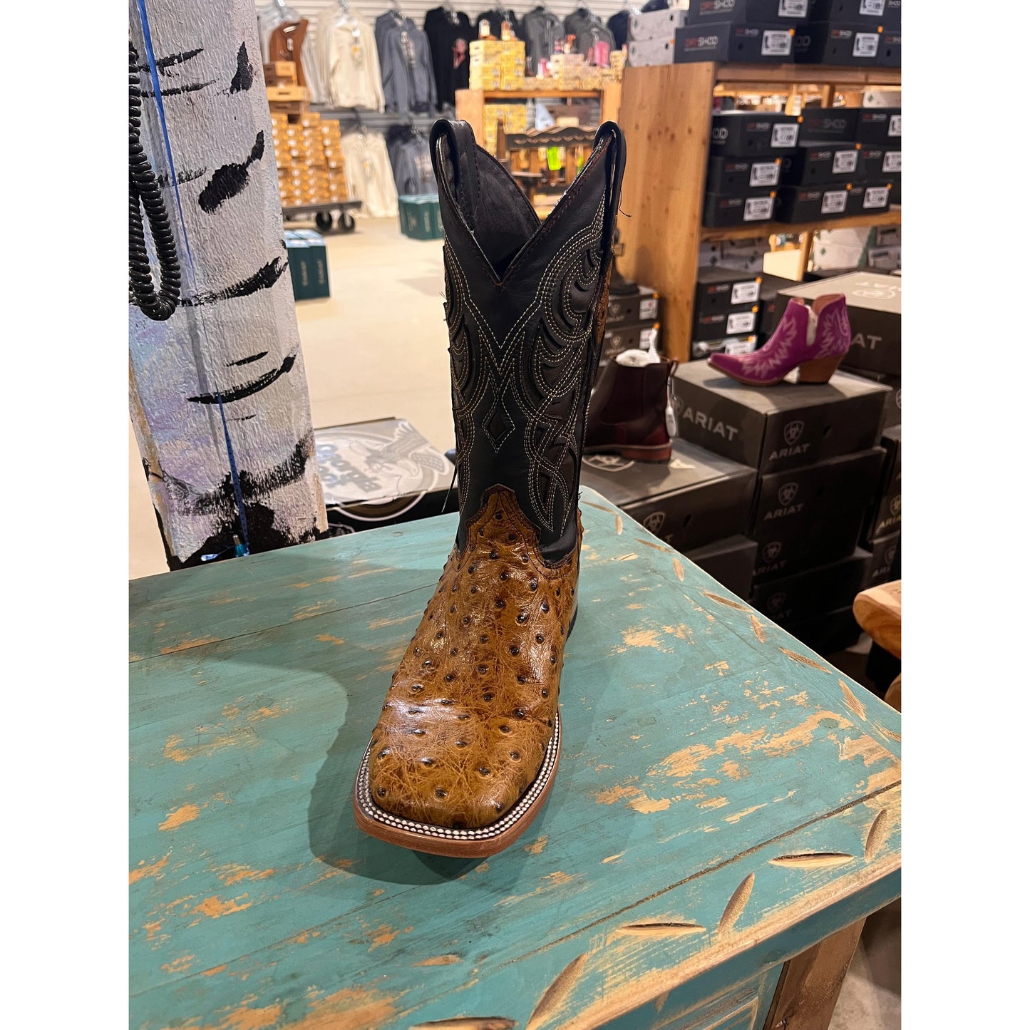 Rock'em Men's Init Avestruz Ranch Miel