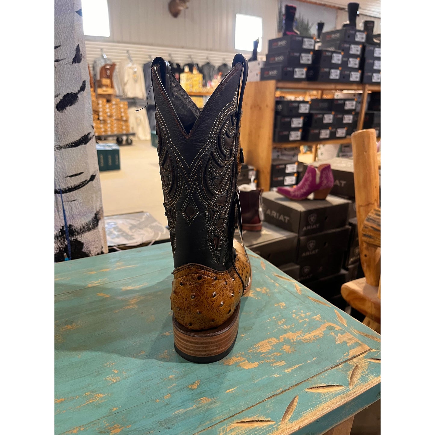 Rock'em Men's Init Avestruz Ranch Miel