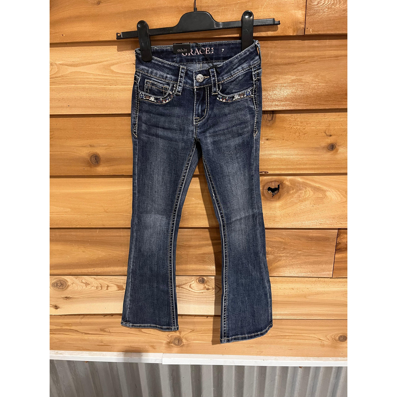 Grace in LA Girl's Horseshoe Jeans