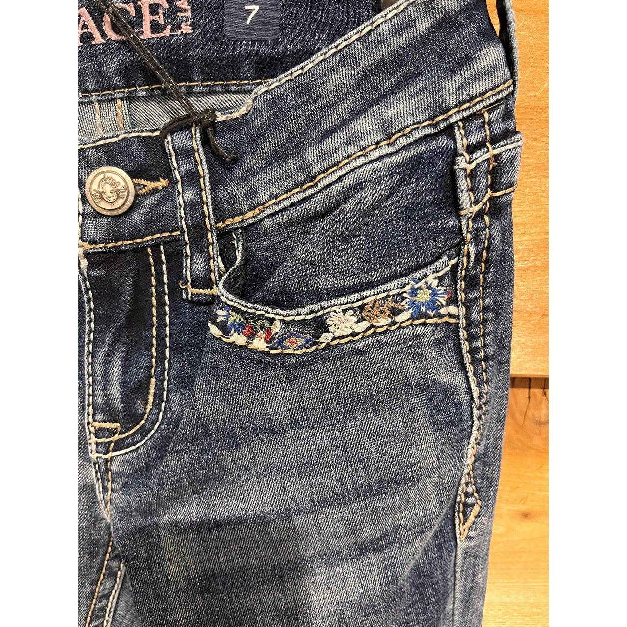 Grace in LA Girl's Horseshoe Jeans