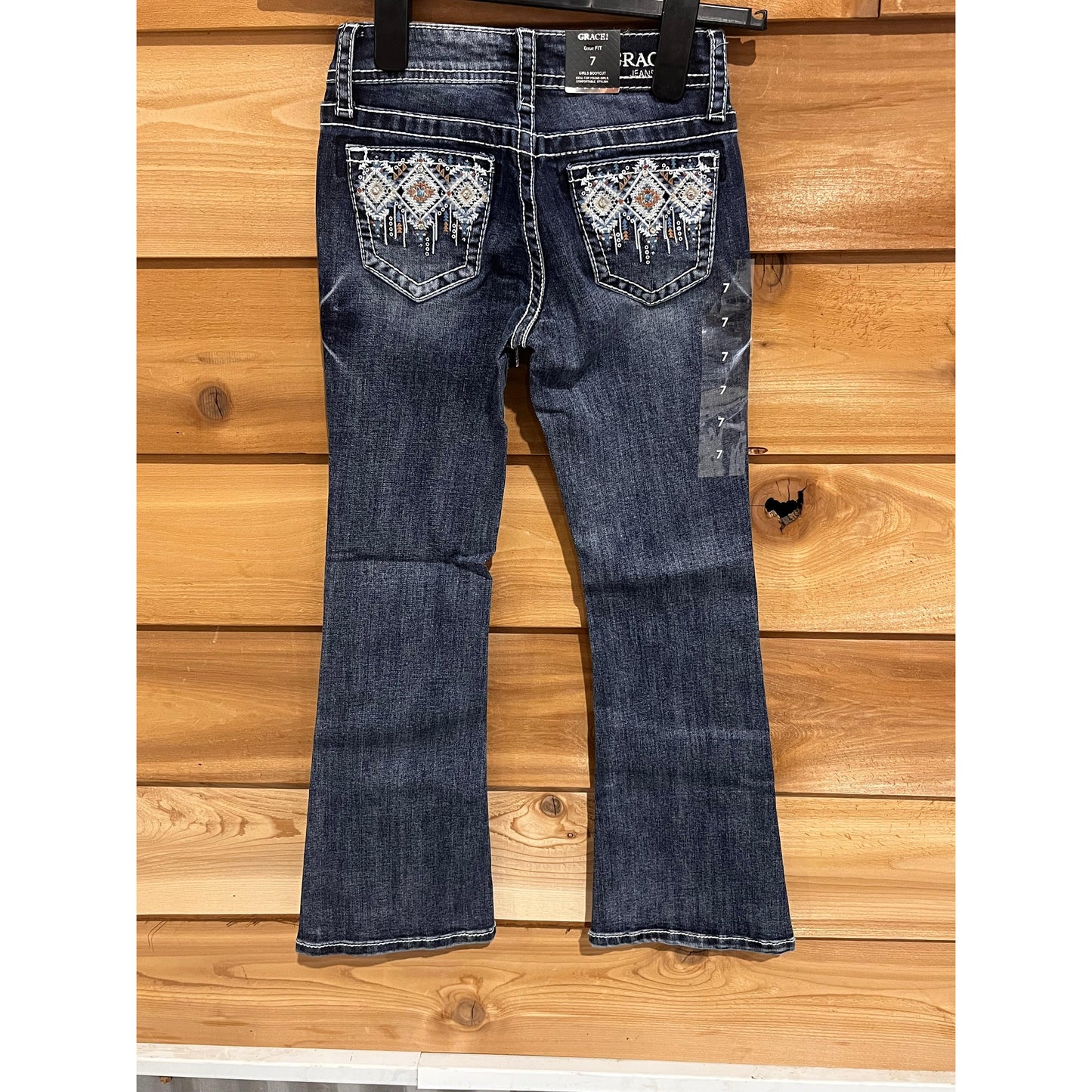 Grace in LA Girl's Aztec Modify Jeans