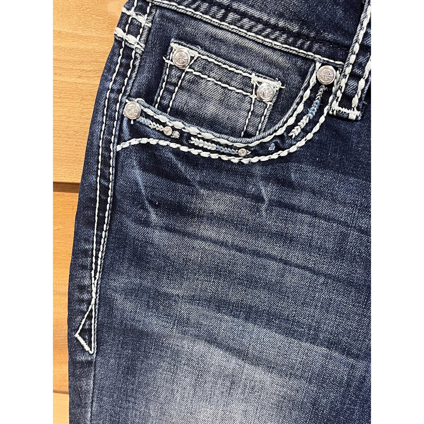 Grace in LA Women's Heavy Stitched Jeans