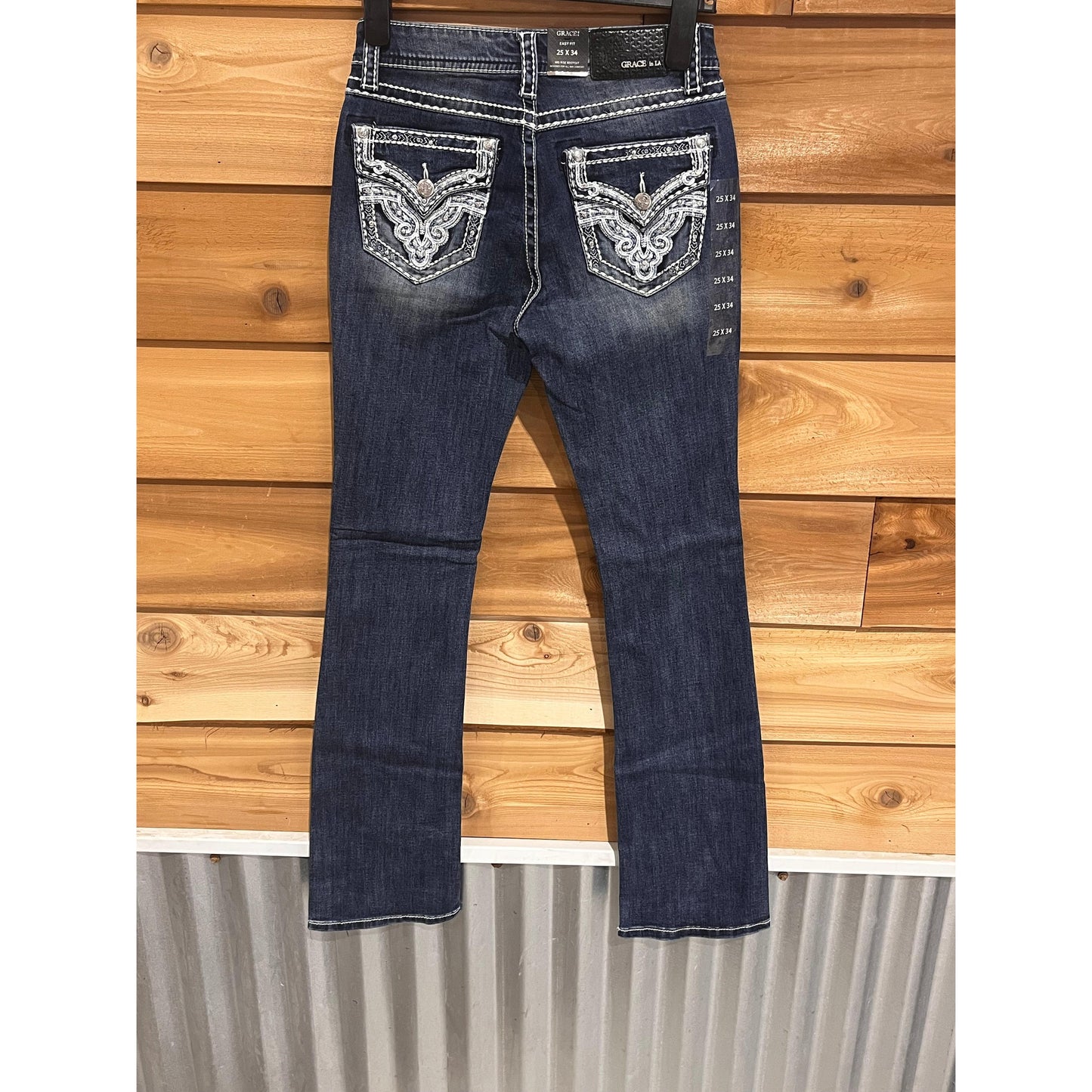 Grace in LA Women's Heavy Stitched Jeans